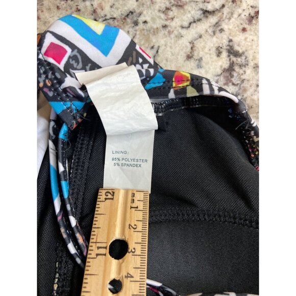 Womens Halter Tankini Swimsuit Top 14 Aztec Print Adjustable Straps Beach - Picture 4 of 7